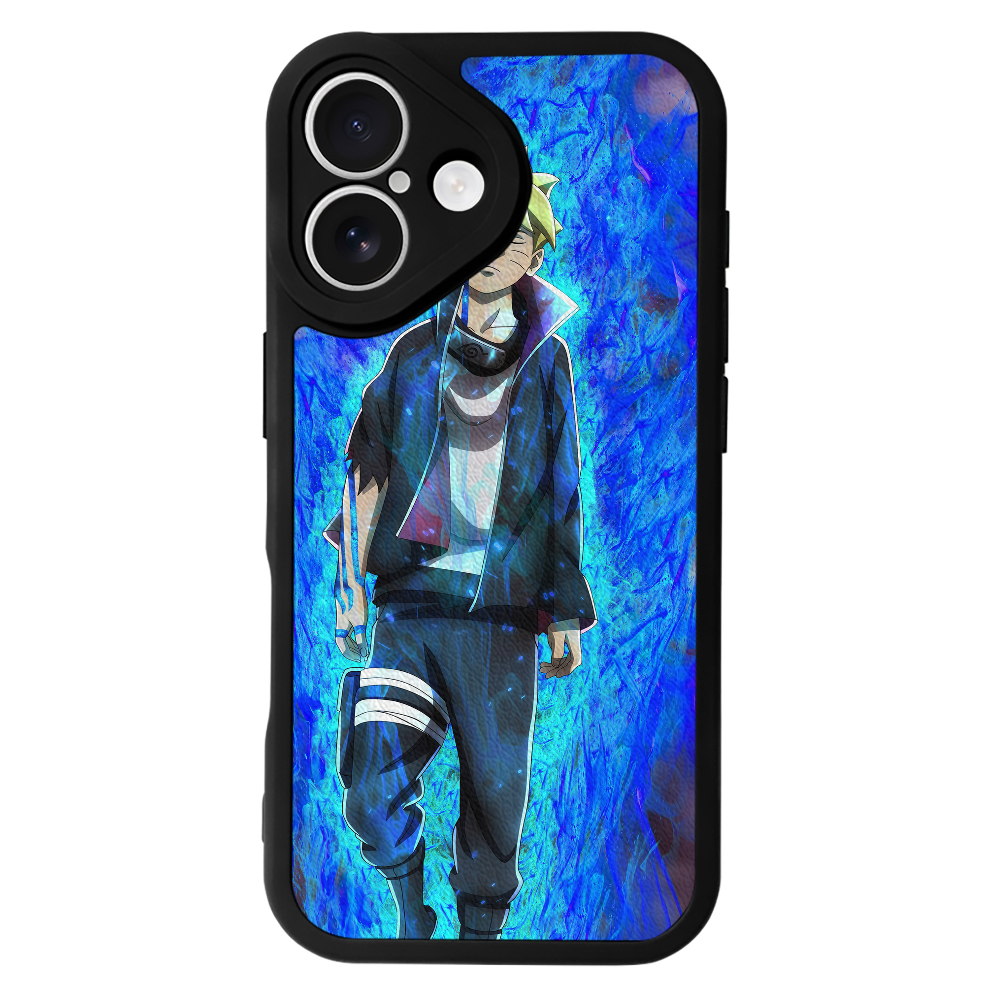 （画像用） NARUTO -ナルト- NARUTO -ナルト- 疾風伝 【iPhone 16シリーズ対応】シリコンスマホケース（レザー調） 材質：シリコン